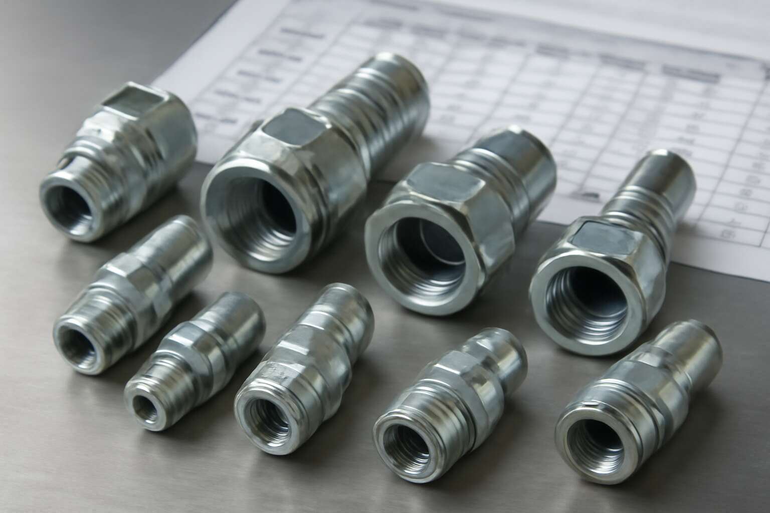 hydraulic hose end fittings specifications pdf