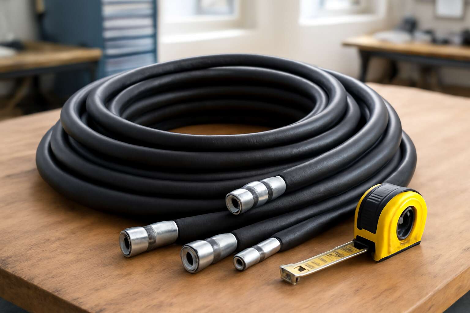 how much hydraulic hose