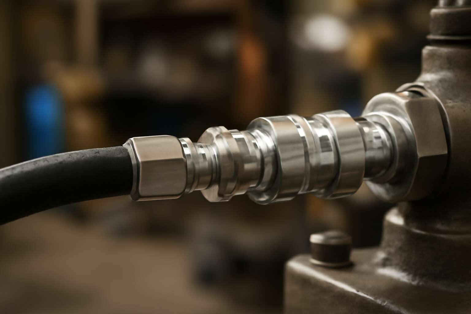 hydraulic hose quick connect