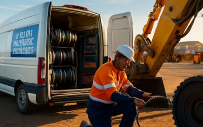 Keep your machinery running with a mobile hydraulic hose repair van on-site
